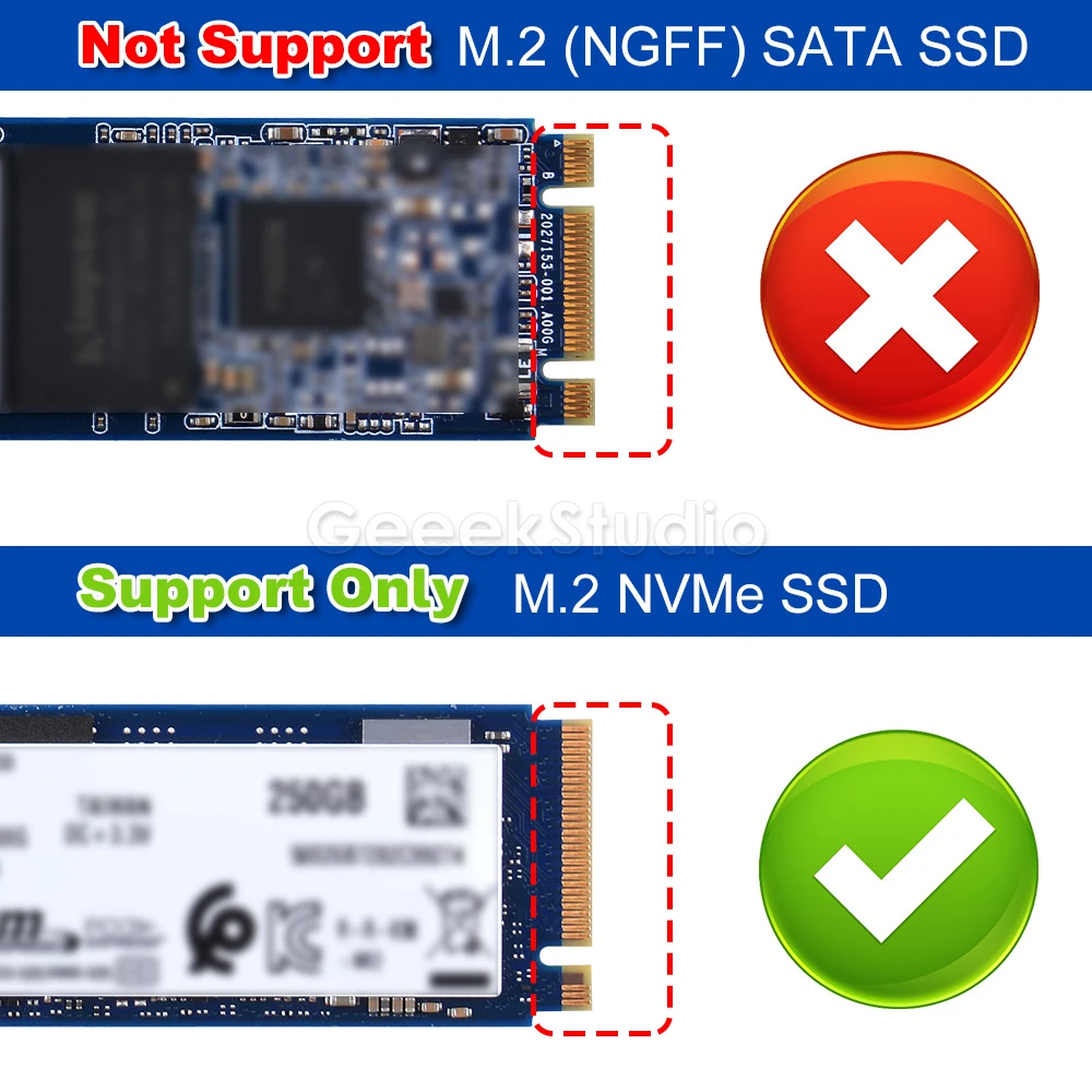 Carte d'extension X870 NVME M.2 2280/2260/2242/2230 SATA SSD NAS avec  cavalier USB 3.0 pour Raspberry Pi / Rock64