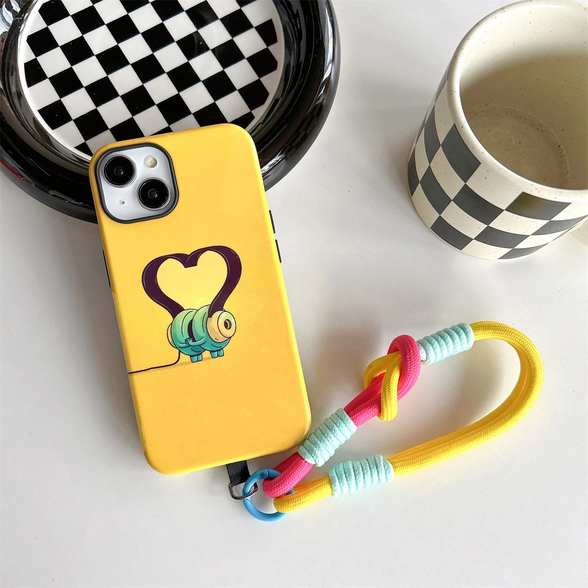 Personalized images intInclusive Phone Case Two-In-One Film Protective Shell For iPhone 15 14 13 12 11 Pro Max Plus Mini