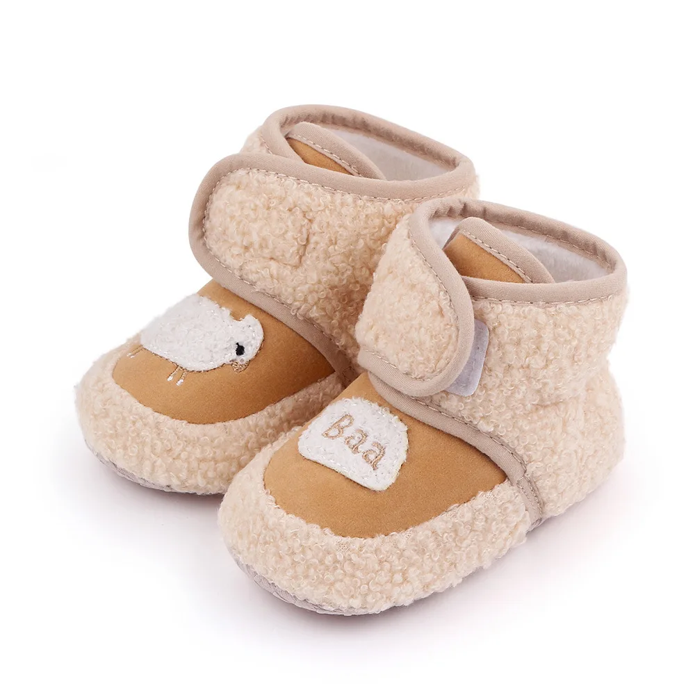 

Baby Girls Boys Shoes Warm Newborn Toddler Crib Snow Boots Soft Comfortable Cute Infant Anti-Slip Socks Slipper Baby Shoes