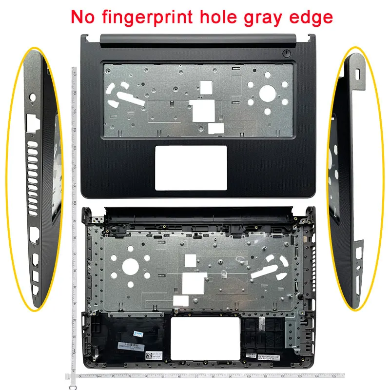 Gzeele Novo Palmrest Topcase para Dell Vostro 14 3468 3478 V3468 V3465 3462 3478 3467 Layout Bisel do Teclado Tampa Superior - Imagem 5