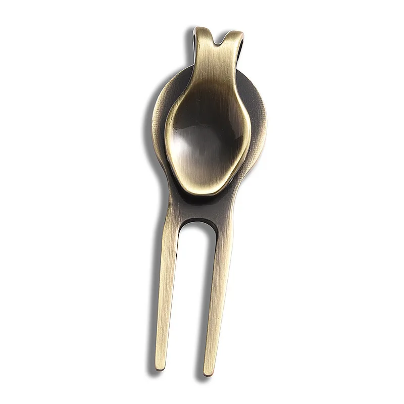 Golf Divot Repair Tool with Cleaner 6