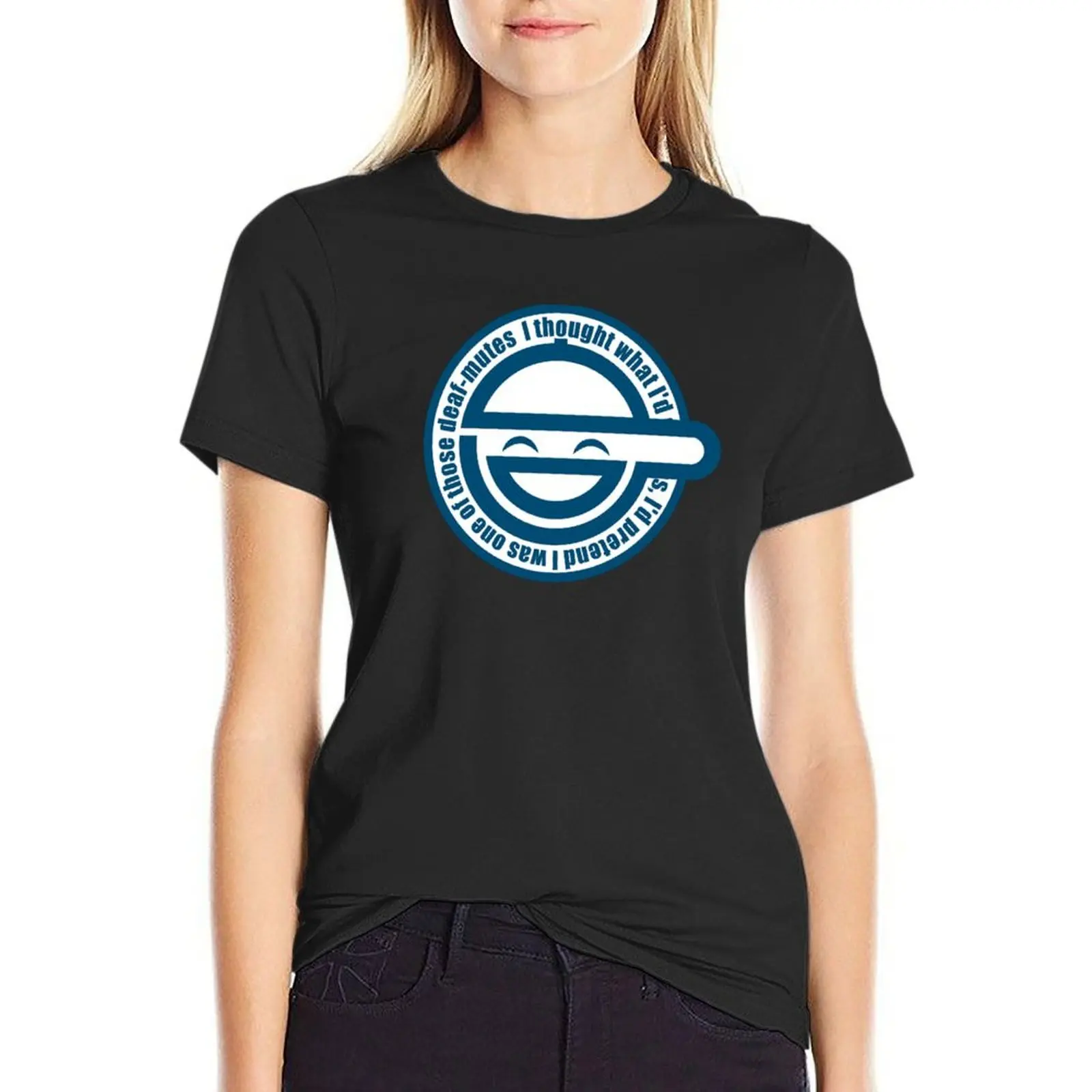 

Laughing Man - GHOST IN THE SHELL T-Shirt t shirts for Womens Woman fashion