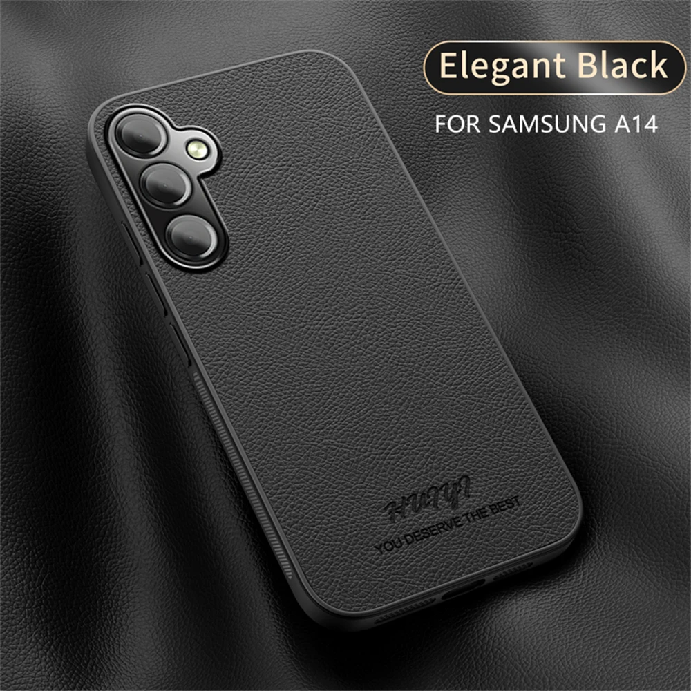 Luxury Leather Magnetic Phone Case with MagSafe Compatibility