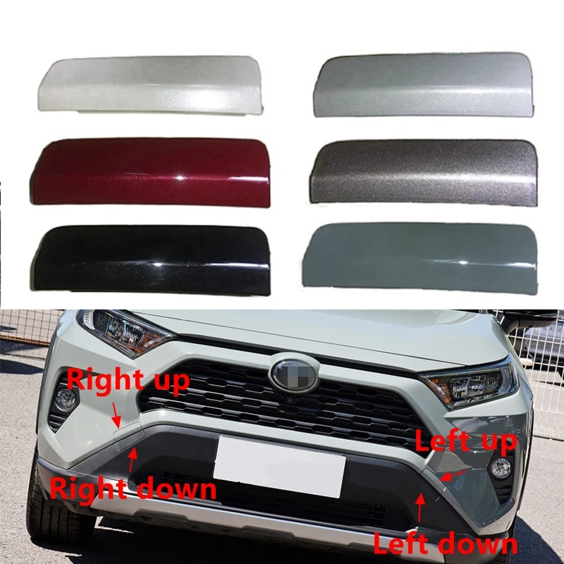 1pcs Car Front Bumper Tow Hook Cover Up Or Down Fit for Toyota RAV4