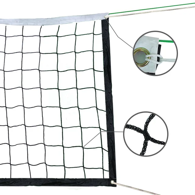 Outdoor Beach Volleyball Net Professional Training Standard 960x100cm Volleyball Net Tennis Badminton Mesh Replacement 2