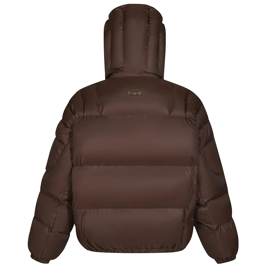 Men Puffer Jackets Streetwear Hooded Parkas Windbreaker Coat High Collar Padded Jackets Hip Hop Man Parka Thicken Warm Coats Y2K 2