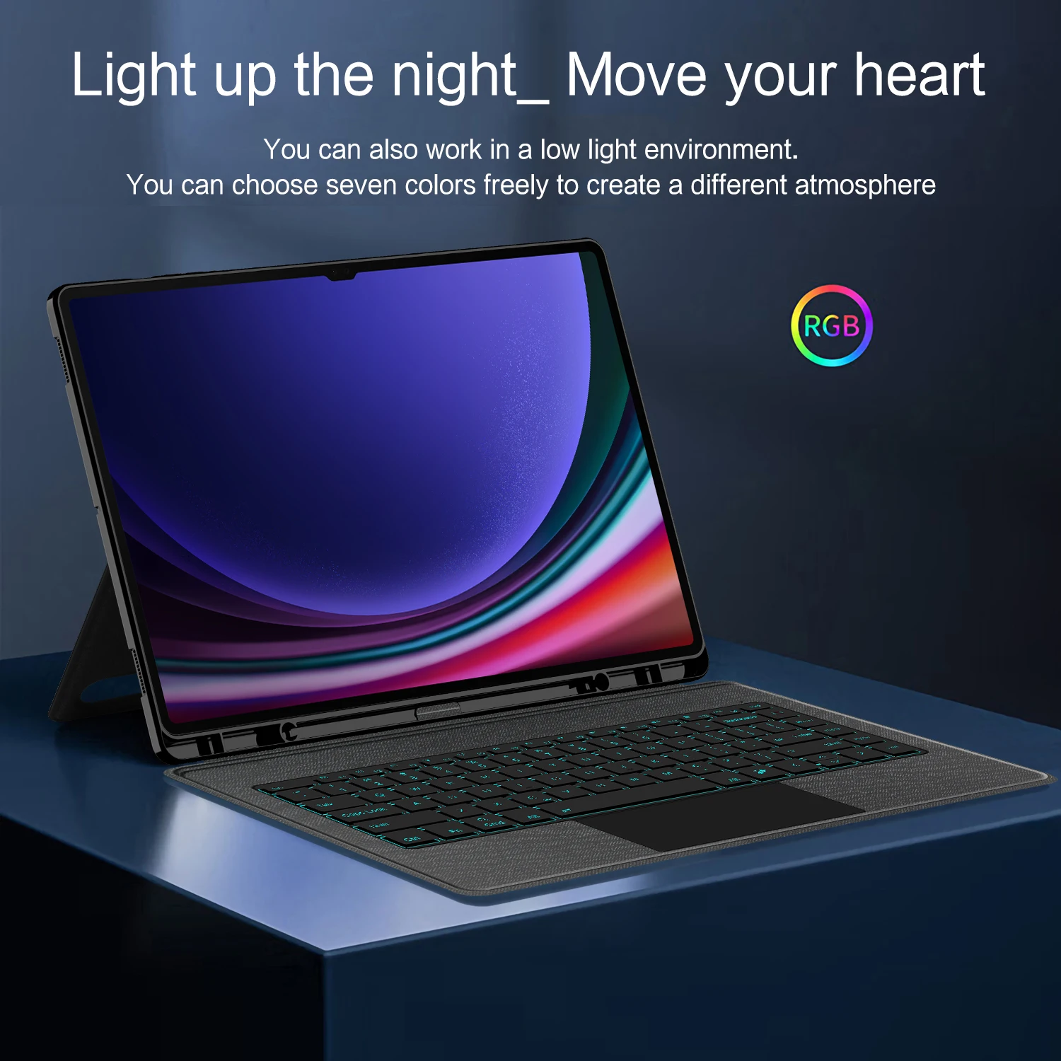 Premium Backlit Keyboard Cover with TrackPad
