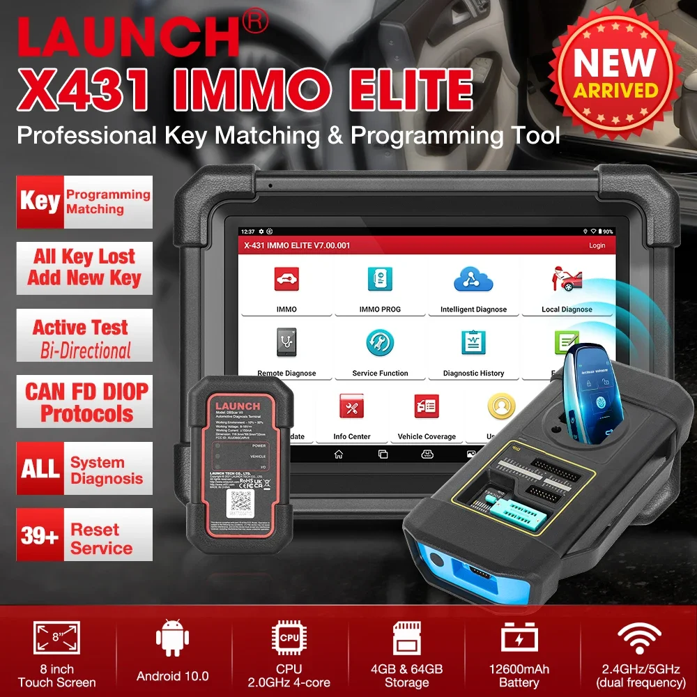 Avvia X431 Immo Elite Key Programmer Strumenti Di Programmazione Immobilizzatore Per Auto Obd Obd2 Scanner Diagnostico Per Tutti I Sistemi 39 Reset X-