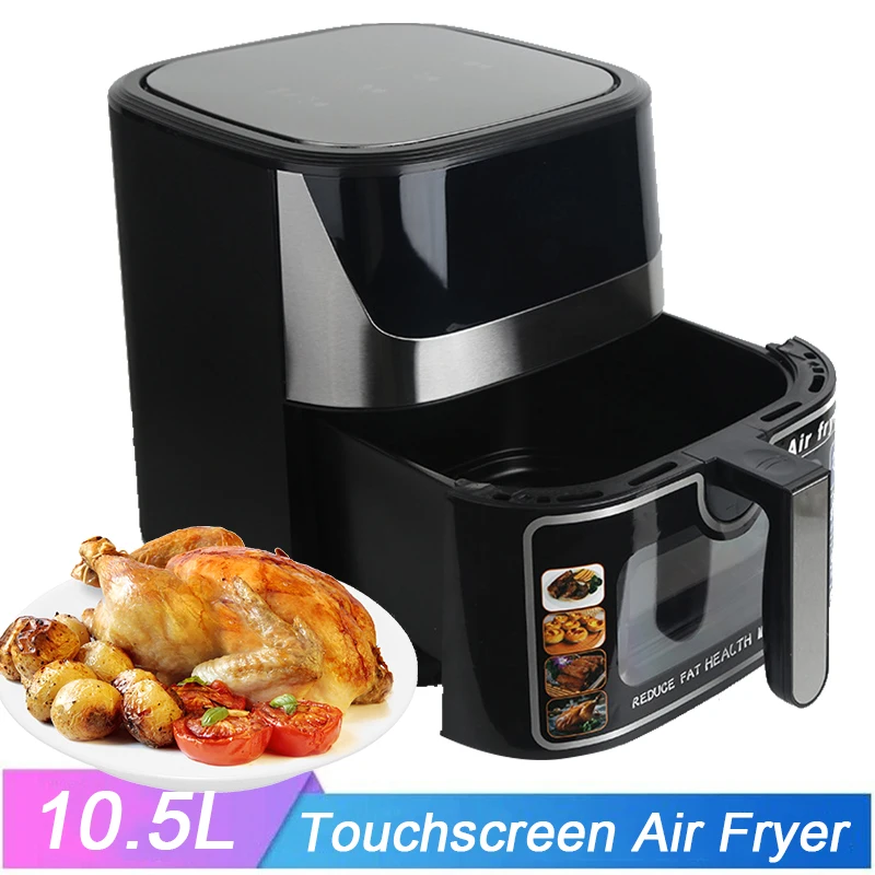 Commercial Non-Stick Air Fryer Visual Oven Oil-free Kitchen Baker Toaster  Deep No-oil Frying Meat Fries for Fast Food Restaurant - AliExpress