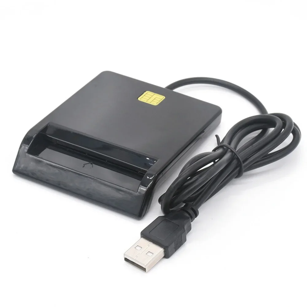 4'ü 1 arada USB Akıllı Kimlik Kart Okuyucu Akıllı USB SIM Kart Okuyucu IC/ID CAC TF SD Banka Kartı SIM Kart Okuyucu USB-CCID ISO Konektörü