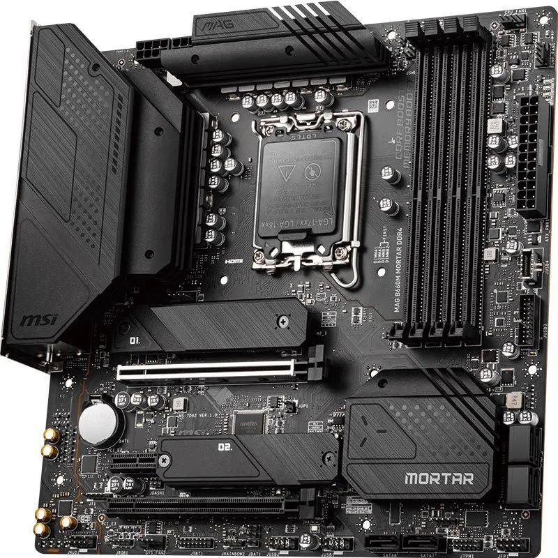 B660M Motherboard CPU Core i7 12700KF i5 12600KF RAM 64G DDR4 3200 Video Card RTX3080 10G 800W PSU 500G M.2 SSD Gaming Computer