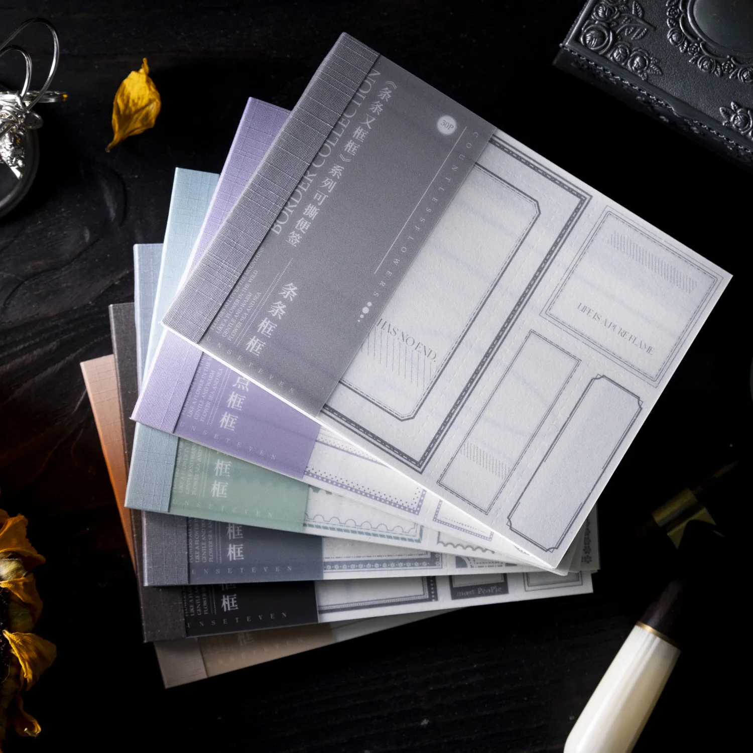 

Стикеры для блокнотов, набор из 30 шт. [серий и коробок] простых блокнотов для записей, материал для скрапбукинга, школьные Канцтовары