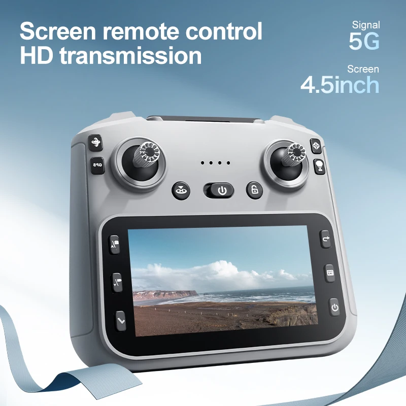 Drone K19 MAX GPS 5G avec écran 4.5" et largage - Jouet enfant