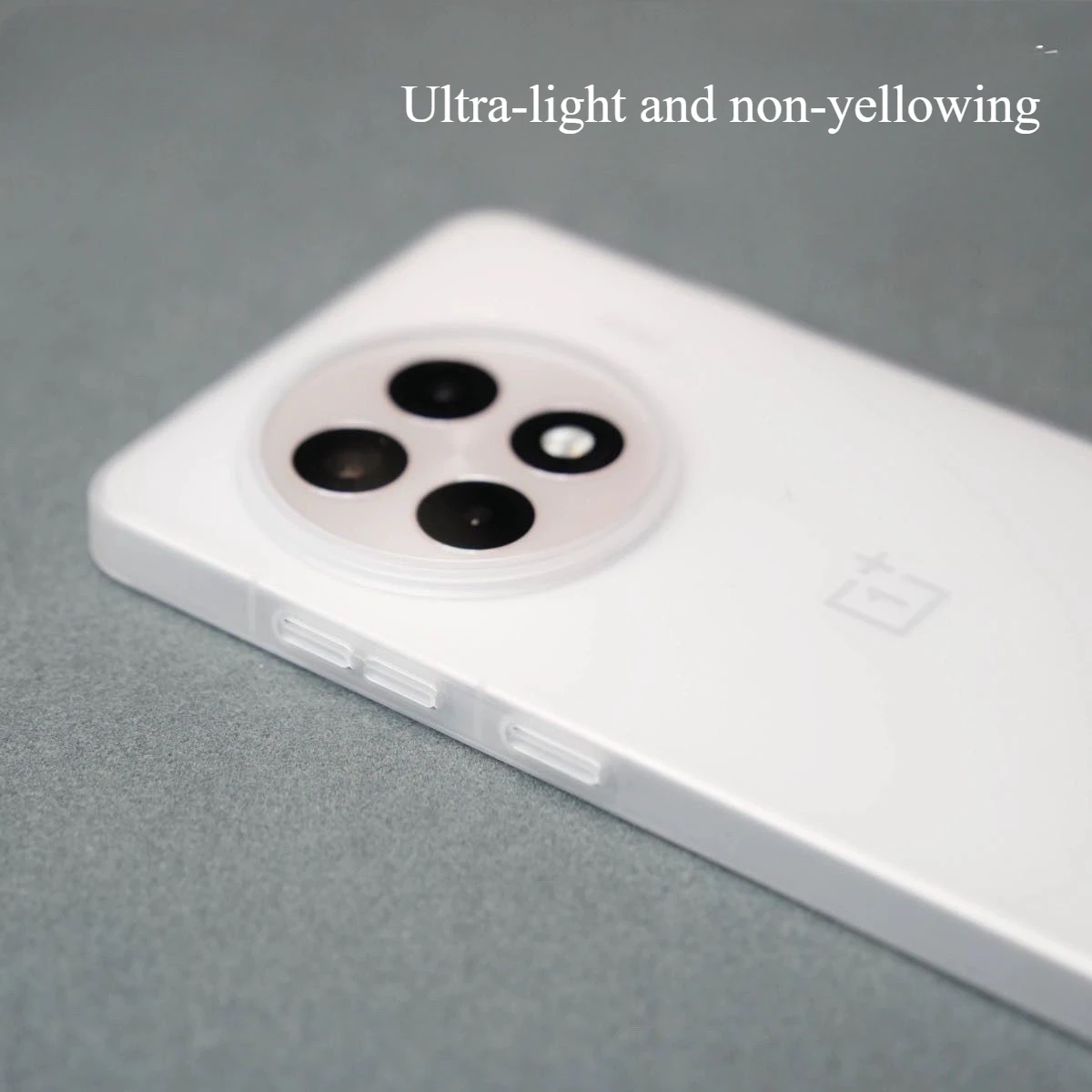 Transparent Silicone Skin-Friendly Frosted Back Cover - Shockproof
