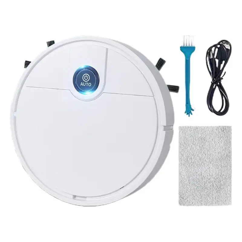 

Automatic Sweeping Robot 3 In 1 Robotic Vacuum Cleaner Mute Auto Mop Cleaner For Intelligent Broom Ultra-thin 1500mAh Battery