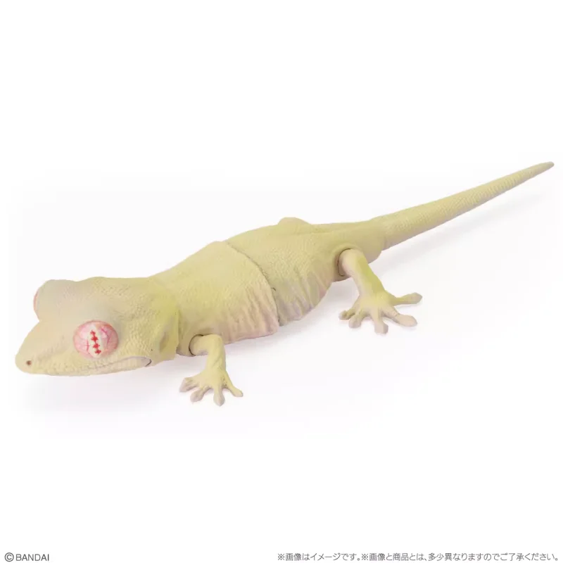 오리지널 반다이 가샤폰 바이오 다이즈칸 일본 도마뱀 피규어 수염난 도마뱀 모델 사실적인 파충류 수집품 장난감 선물