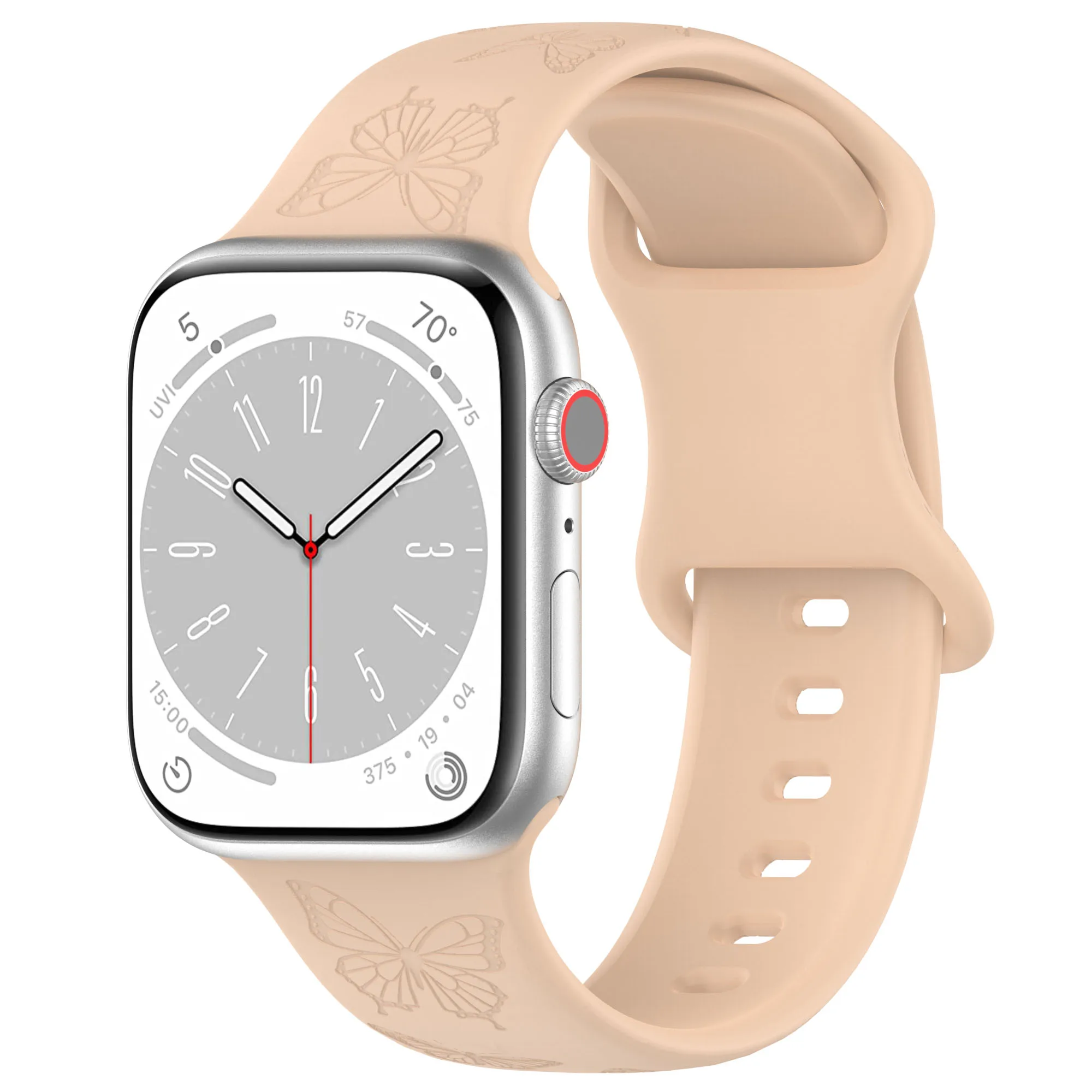 Engraved Pattern Silicone Strap