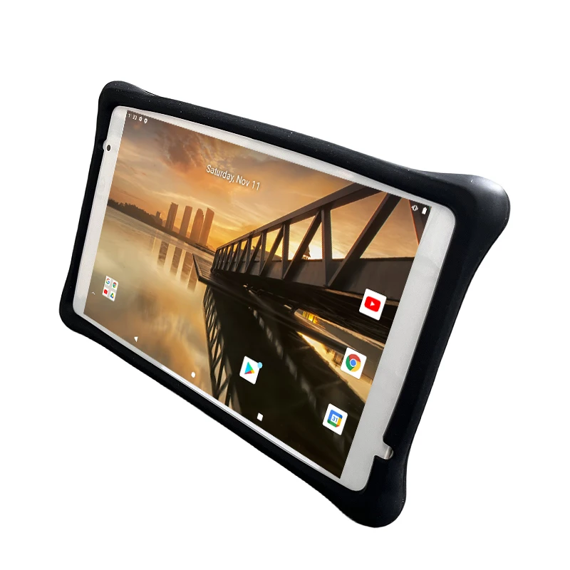 Gift Silicone Case 8 Inch 64 Bit Tablet PC Android 11 System 2GB+32GB A133 Dual Camera IPS Screen Quad Core 4800mAh Battery WIFI 2