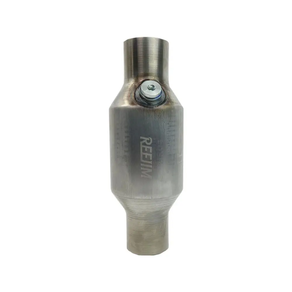 2\'\' 2.25\'\' 2.5\'\' Round Stainless Steel  Universal Spun Catalytic Converter  400 Cells High Flow Catalyst Euro 2/4