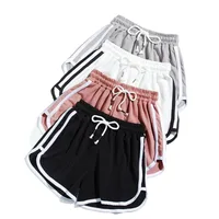 2024New Fashion Casual Bottoms Shorts Women Candy Color Breathable Plus Size Shorts Casual Lady Elastic Waist Sports Short Pants 5
