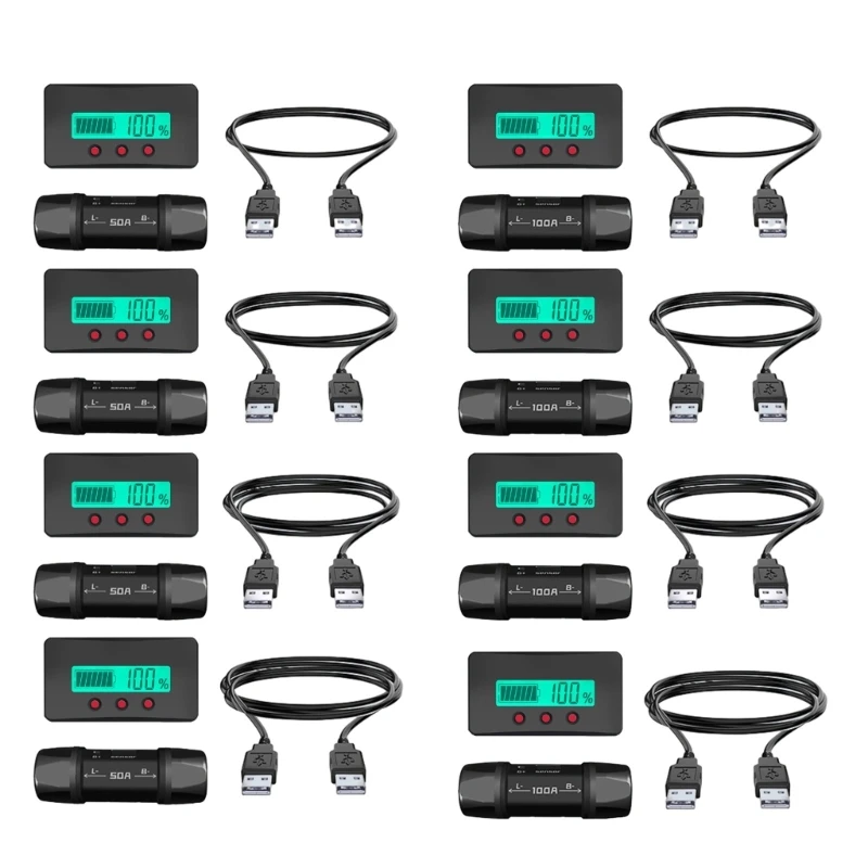 

Индикатор емкости аккумулятора Измеритель напряжения с ЖК-дисплеем Монитор Манометр Цифровой вольтметр Кулонметр Устройство