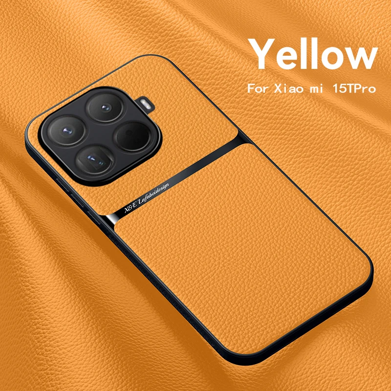 Leather Texture Magnetic TPU Anti-Drop Anti-Fingerprint Phone Case