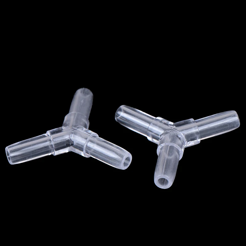 Aquarium Airline Tubing Connectors Fish Tank Transparent Air Tube Adapters 4CM Inner Diameter Air Line Hose 10Pcs/Lot aquarium accessories aquarium tubing connectors