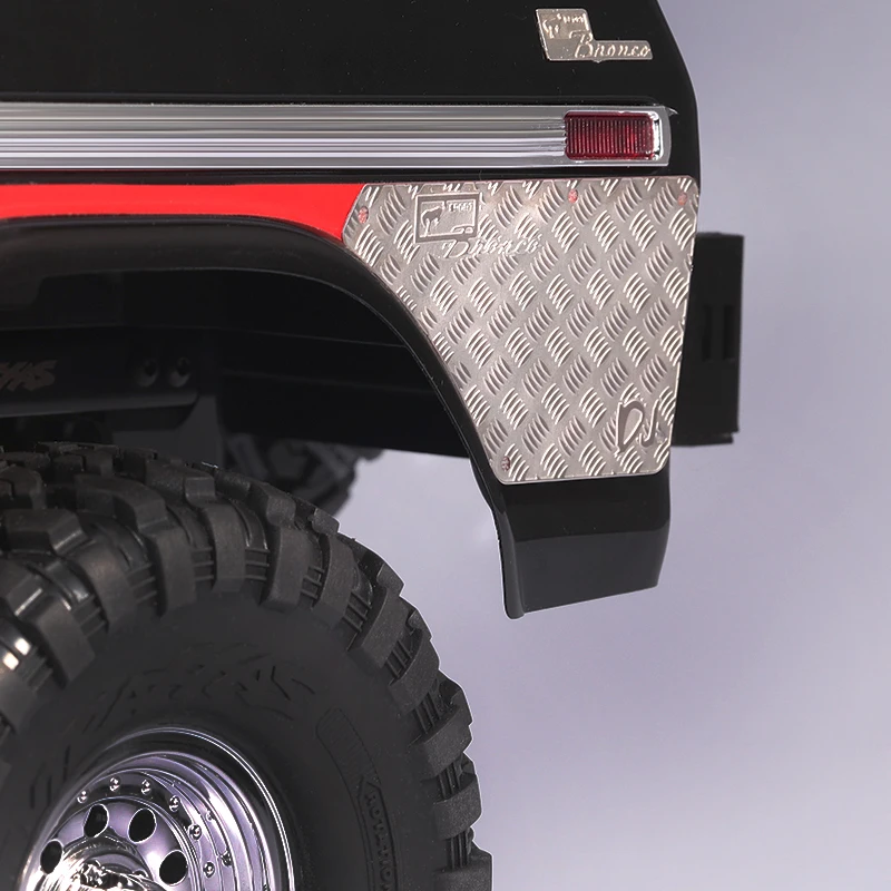 Traxxas 포드 브롱코 금속 후면 스크래치 플레이트, TRX4