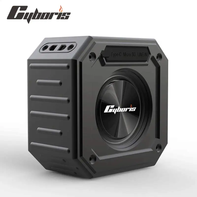 

CyborisX1S wireless Bluetooth Speaker Subwoofer Outdoor Speaker IPX7 Waterproof Mini Speaker Bass Sound TWS Support TF/ FM Radio