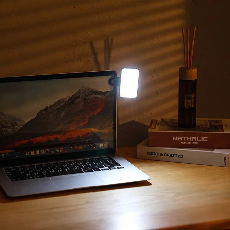 Mini Selfie Video Conference Fill Light Portable 3 Modes Rechargeable Adjustable Brightness for Mobile Phone Computer Fill Light portable fill light