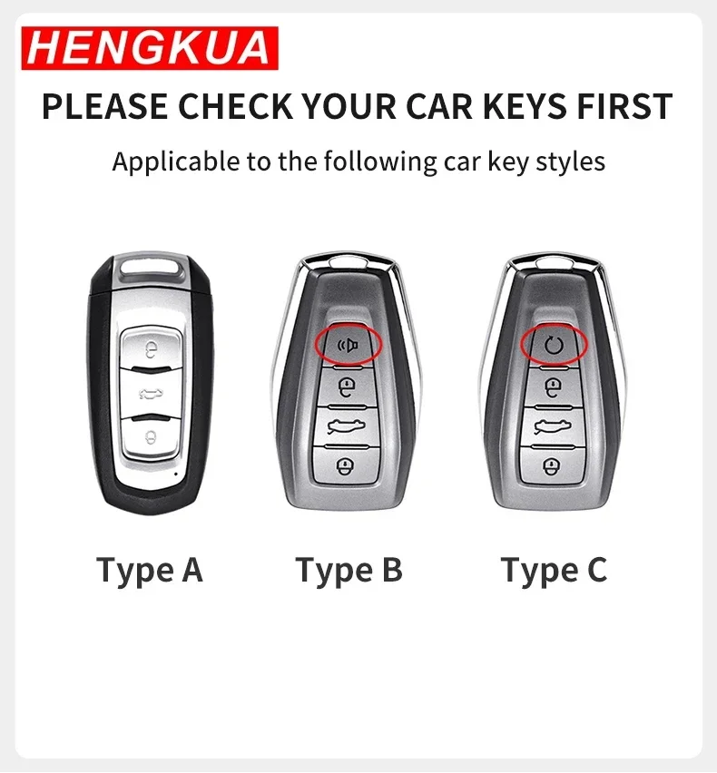 Car Remote Key Case Cover Shell For Geely Coolray X6 Atlas Monjaro Tugella Geometry C Emgrand Global Kulrey Hawk GX7 Okavango