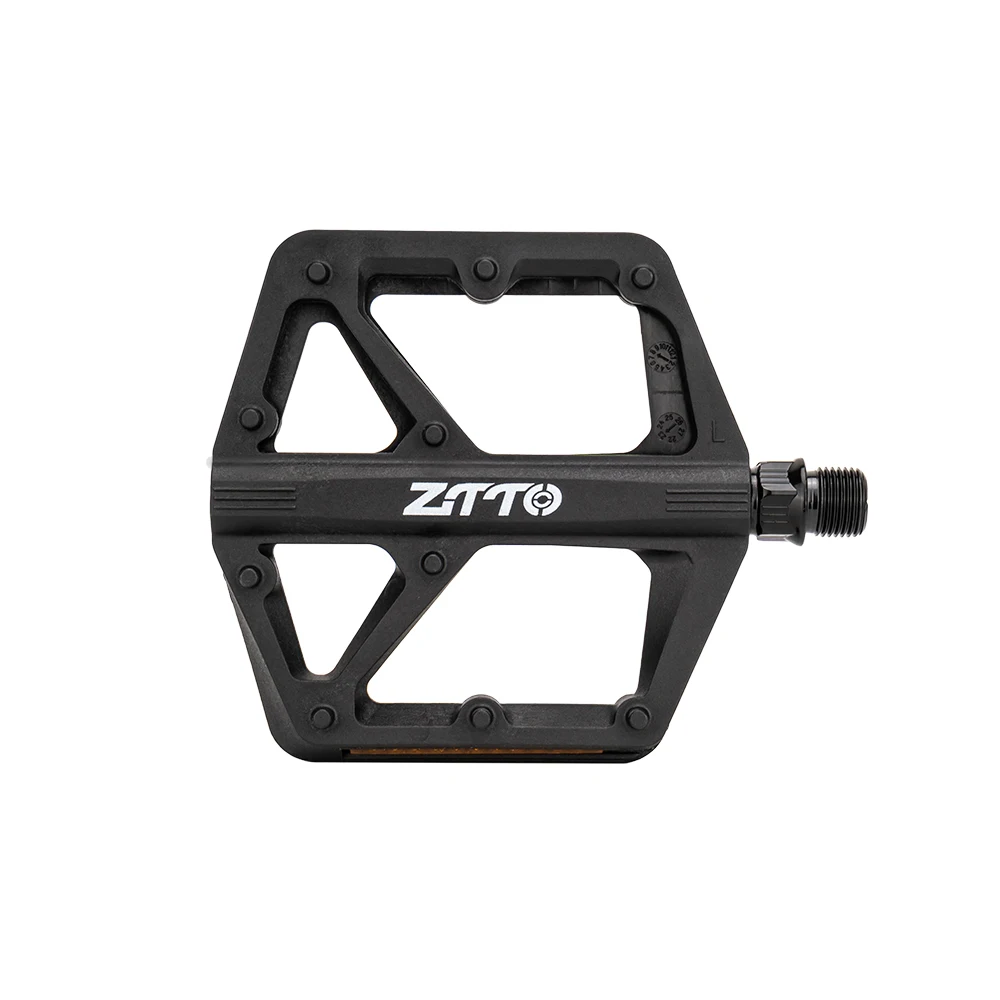 ZTTO Wirtschaftliches MTB-Flachfahrradpedal, doppelte DU-Buchse, AM Enduro, Rennradpedal, 9/16 Gewinde, weiches Reiten für Kies – Detail 7