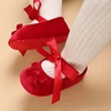 Baby Spring And Autumn Style Lovely Bow Solid Color Soft Sole Princess Shoes 0-18 Months Newborn Baby Casual Walking Shoes 6
