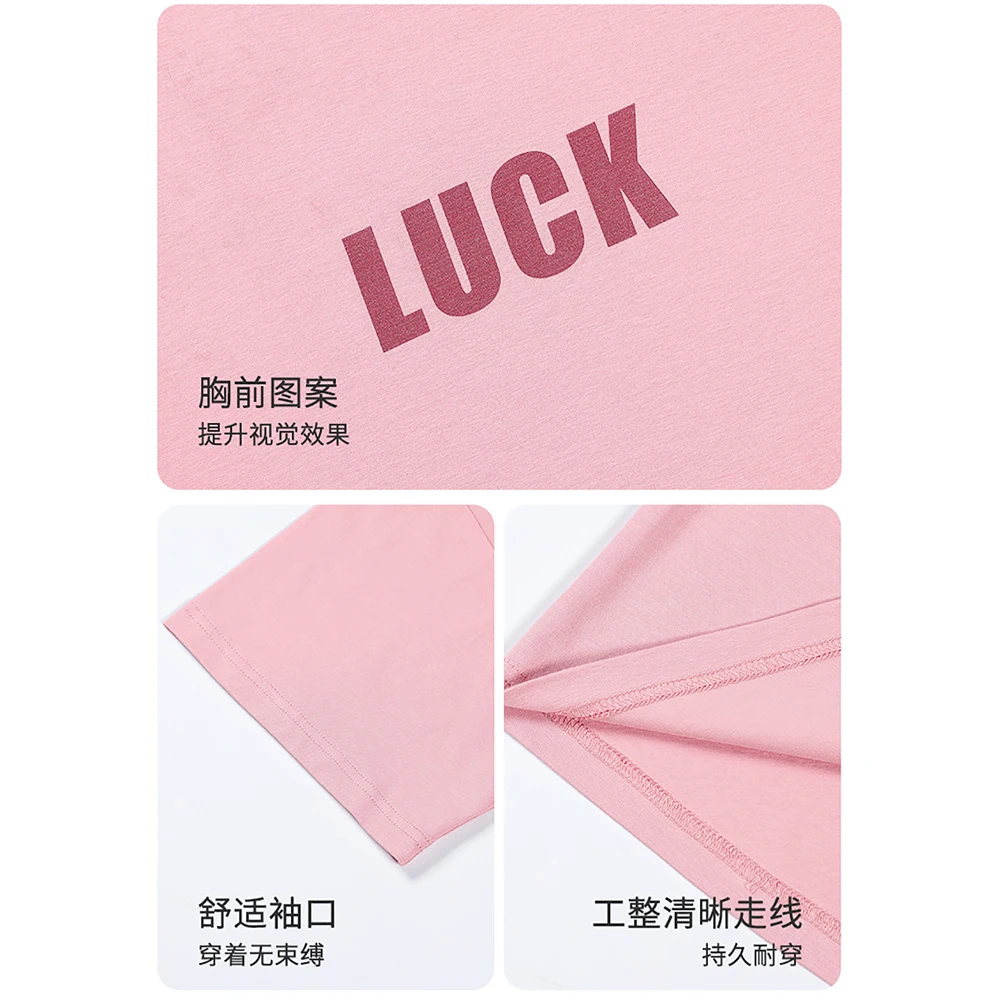 100% Cotton Summer Japanese Sweet New Dress Letter Korean Reviews Many Pajamas Super Soft Breathable Short Sleeve Night Gown