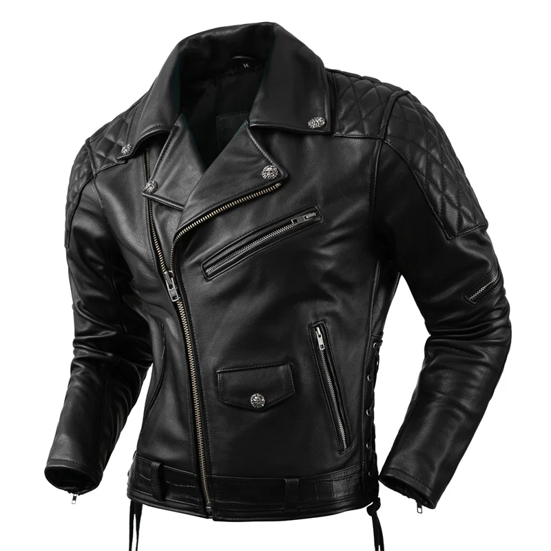 SHIDEN FW2024 MOTOR CYCLE PANT - COWHIDE LEATHER