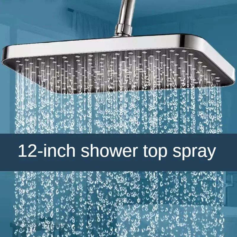 Rainfall Shower Head Large Flow Supercharge Rainfall Showerhead Bathroom Faucet Replacement Parts Home Hotel Shower Accessories