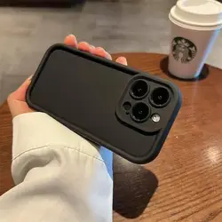 Matte Candy Color Shockproof Soft Silicone Phone Case for Realme C20A (Black)
