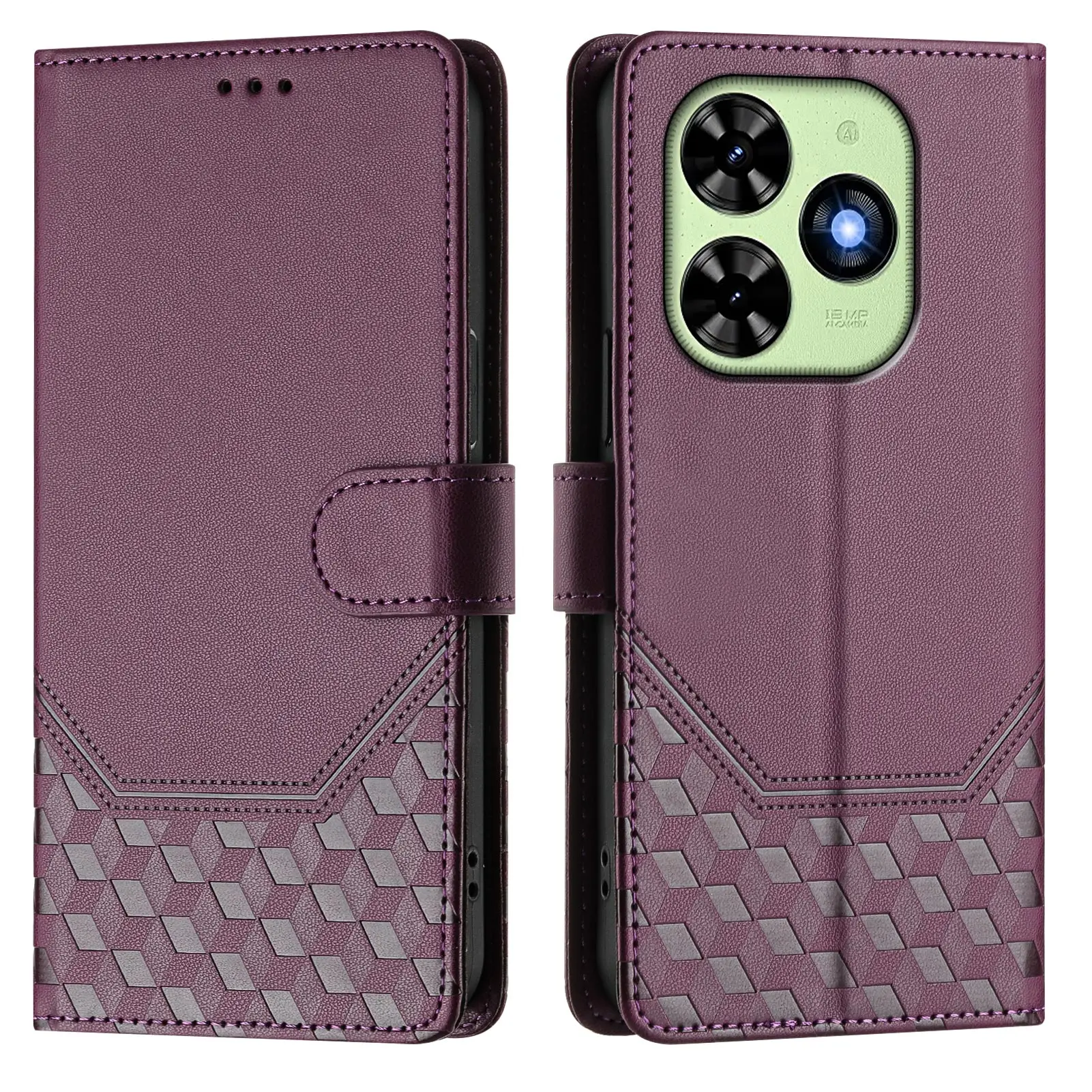 3D Leather Phone Wallet Case Book Cover