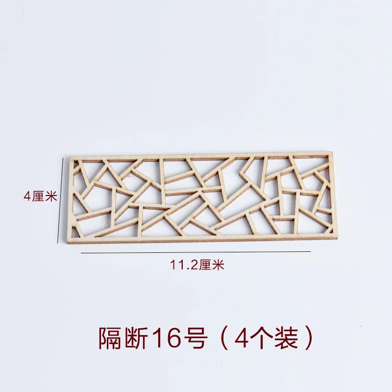 Miniature Wooden Dollhouse Decor with Folding Decorative Door