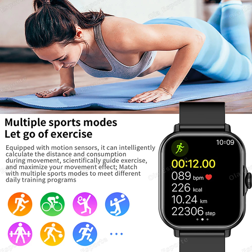 2026NEW Smart Watch For Men Women Newest Sport SmartWatch Faces Bluetooth Call Sport Fitness Watches For Android iOS Hot Selling