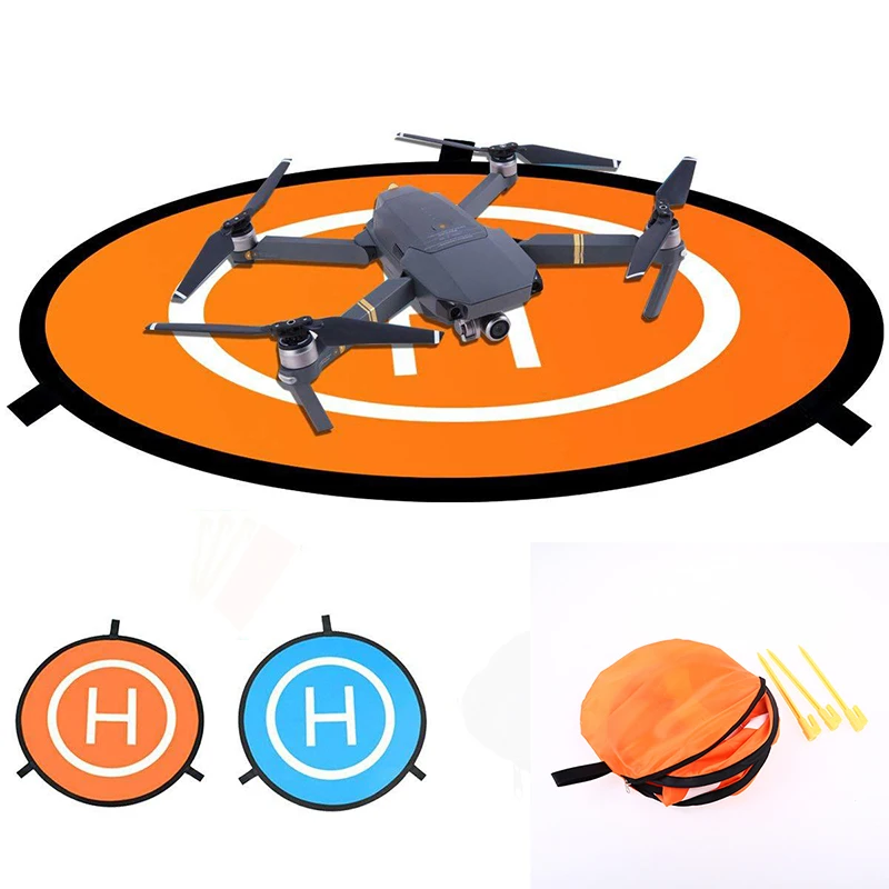 Tapis d'atterrissage pliable pour drone DJI - 55cm, imperméable, avec sac de rangement
