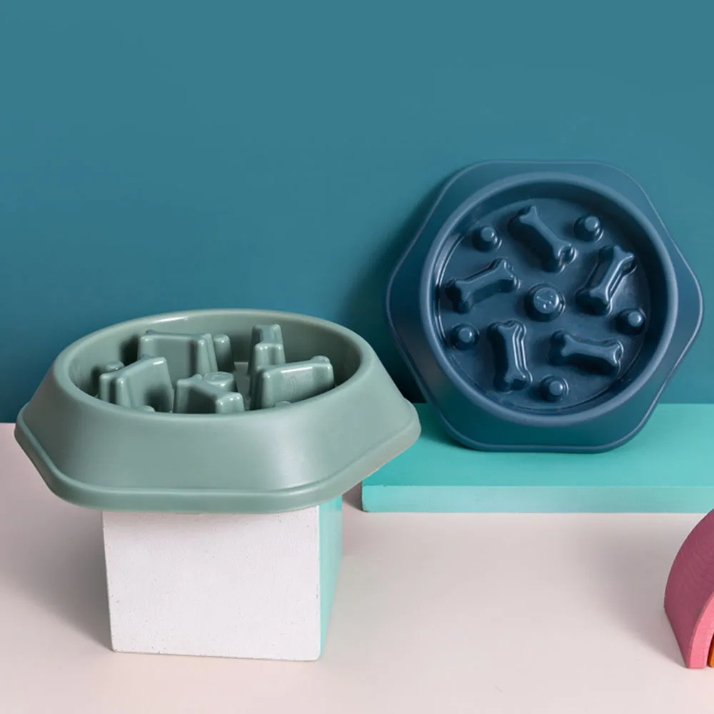 Title 56, Dog Puppy Slow Feeder Bowl Non Slip Puzzle Bowl...