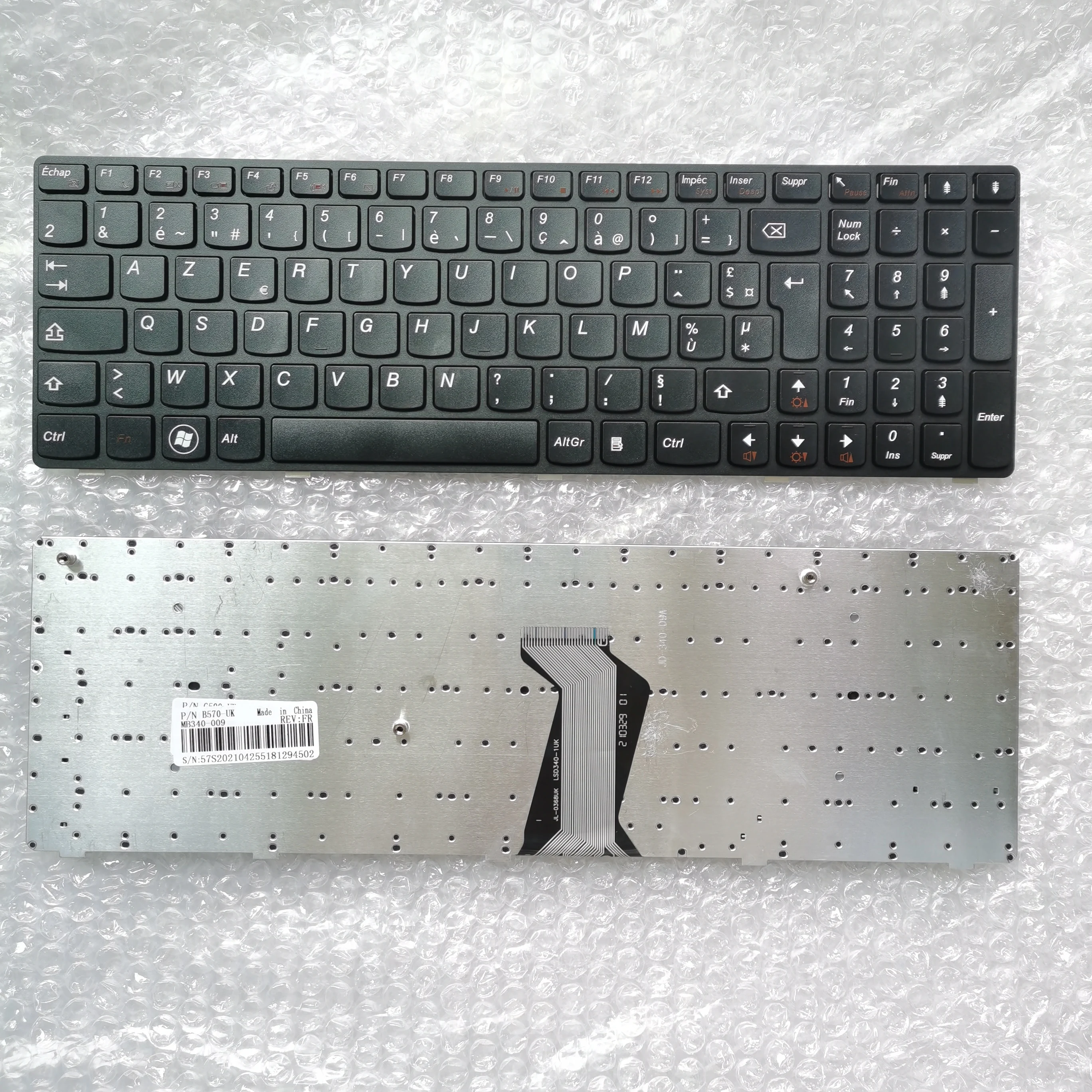 Xin French Keyboard For Lenovo B570 V570 Z570 Z575 B570A B570G B575 B575A B580 B590 Azerty Laptop Keyboard Fr Layout