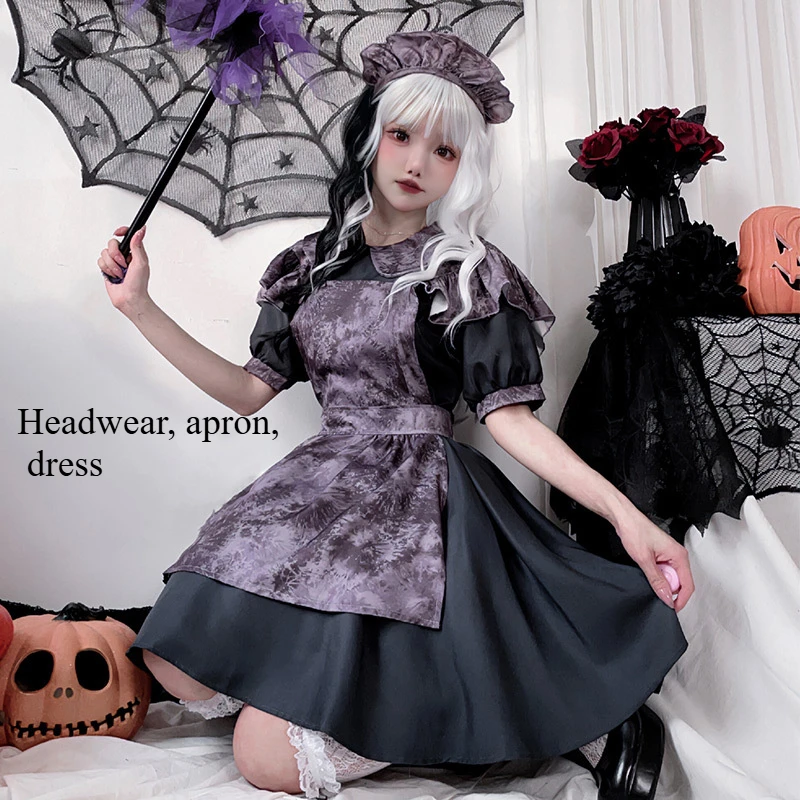 ワンピース IMVAL / Gothic Maid Dress IMVAL / Gothic Maid Dress - QOOZA