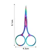1PC Nail Cuticle Tool Accessories Scissors Nails Art Scissor Makeup Eyebrow Eyelash Trimmer Facial Hair Remover Manicure Scissor 3
