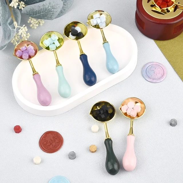 Wax Seal Furnace and Spoon Kits Wax Seal Warmer Sealing Wax Tool for  Melting Wax - AliExpress