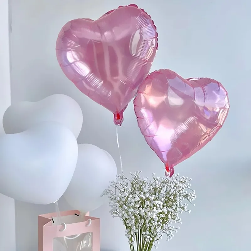 18inch Transparent Jelly Color Love heart-shaped Balloons Birthday Party Scene Decor Festival Wedding Valentine's Day Supplies