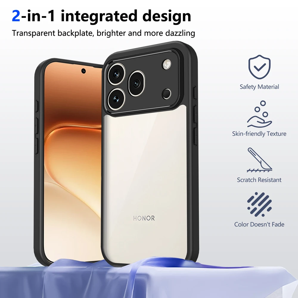 Luxury Ultra-Thin Transparent Shockproof Phone Case