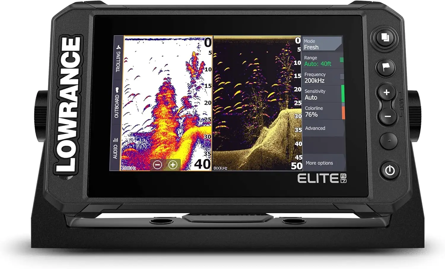 Elite FS 7 Fish Finder with Active Imaging 3-in-1 Transducer, C-MAP Contour+ Charts