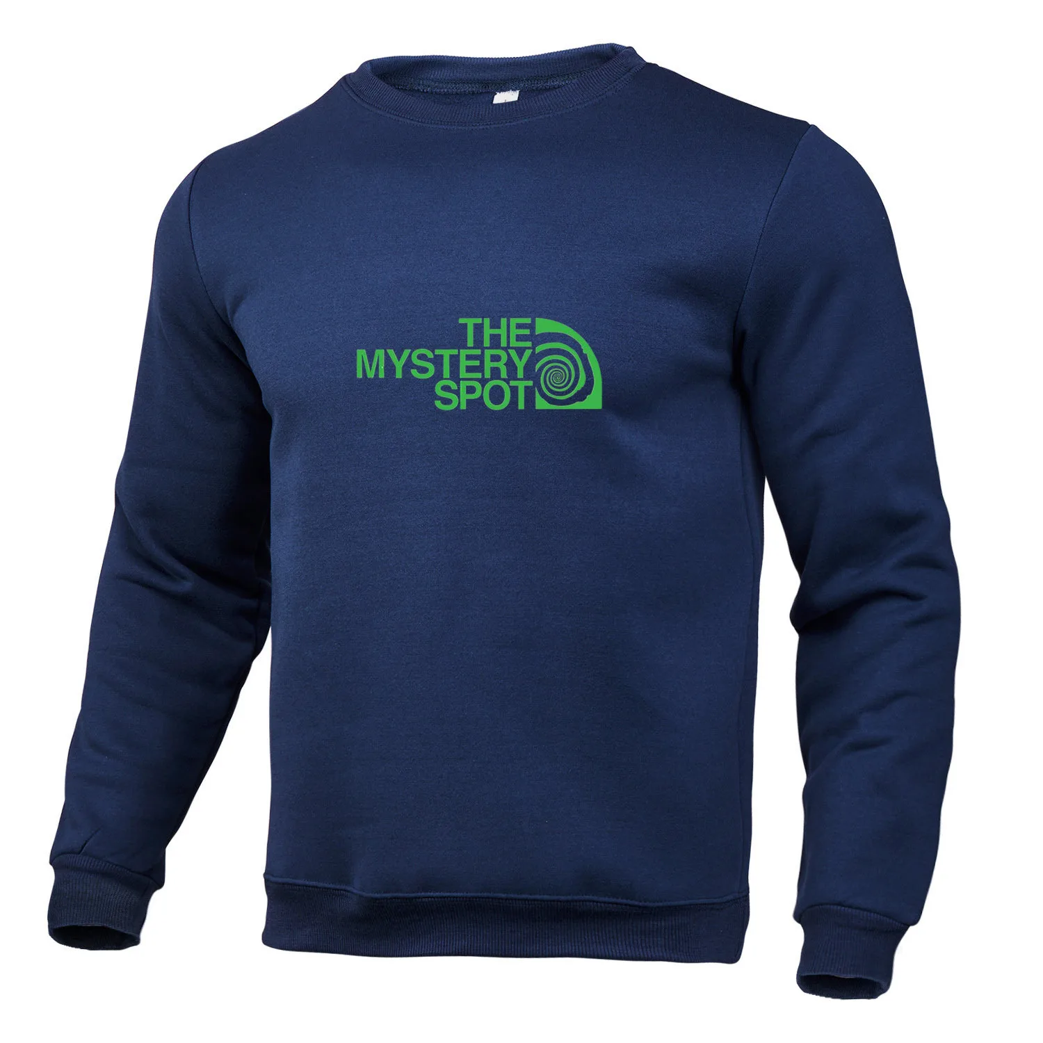 Sweat à capuche à col rond pour homme, nouvelle version transfrontalière de l'Europe et des États-Unis, impression chaude, couleur unie_voghion.com